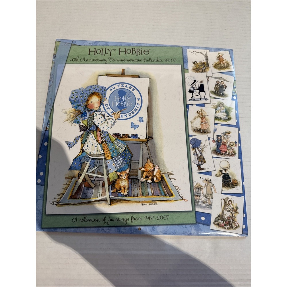 Vintage Hollie Hobby 2007-40th Anniversary Commemorative Calendar Sealed And New